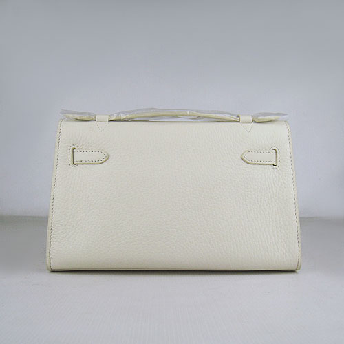 AAA Hermes Kelly 22 CM France Leather Handbag Beige H008 On Sale - Click Image to Close